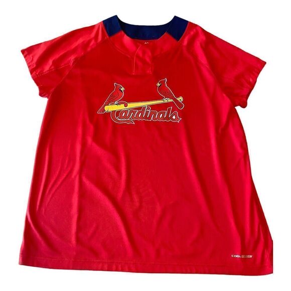 Majestic St. Louis Cardinals MLB Cool Based Jersey Adult Large Red - Picture 3 of 10